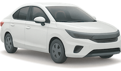 sedan can be parked in this spot